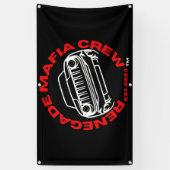 Renegade Maffia Crew Vinyl Vlag Spandoek (Verticaal)