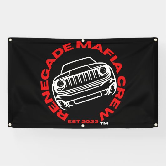 Renegade Maffia Crew Vinyl Vlag Spandoek (Horizontaal)