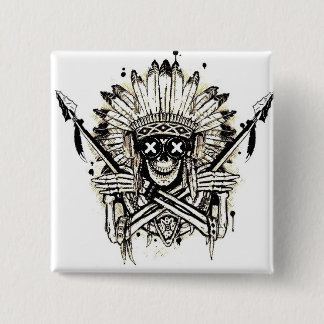 Renegade Riders Vierkante Button 5,1 Cm