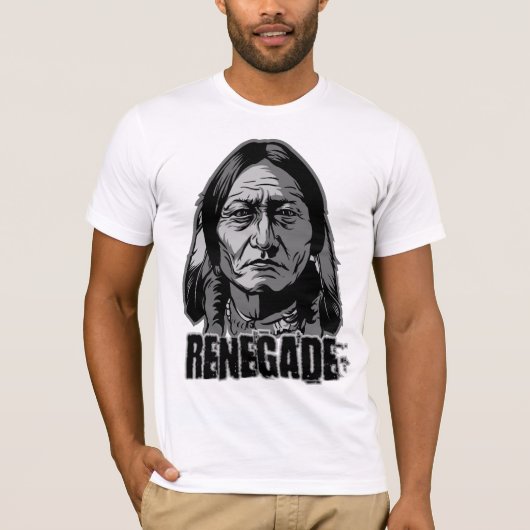 Renegade Sitting Bull T-Shirt (Voorkant)