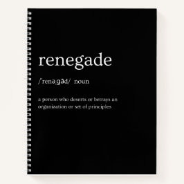 Renegade Trauma Journal Notitieboek