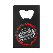 Renégat ouvreur de bouteilles d'équipage de la maf (Dos)