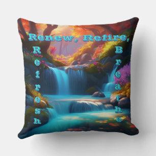 Renew Refire Refresh Breathe Sierkussen