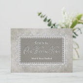 Renew Wedding Vows -  uitnodiging (Staand voorkant)