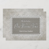 Renew Wedding Vows -  uitnodiging (Voorkant / Achterkant)