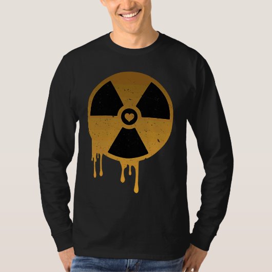 Renewable Energy Radioactive Sign Proud Nuclear En T-shirt (Voorkant)