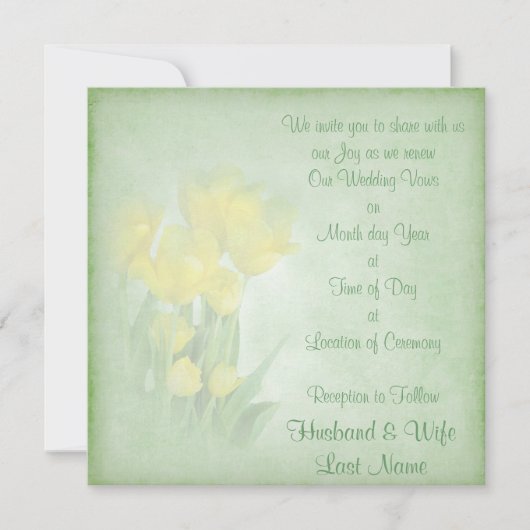 Renewing Wedding Vows Kaart (Voorkant)