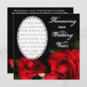 RENEWING Wedding Vows - Uitnodiging - Ovale Foto (Voorkant / Achterkant)