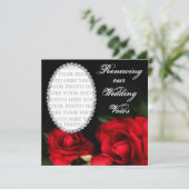 RENEWING Wedding Vows - Uitnodiging - Ovale Foto (Staand voorkant)