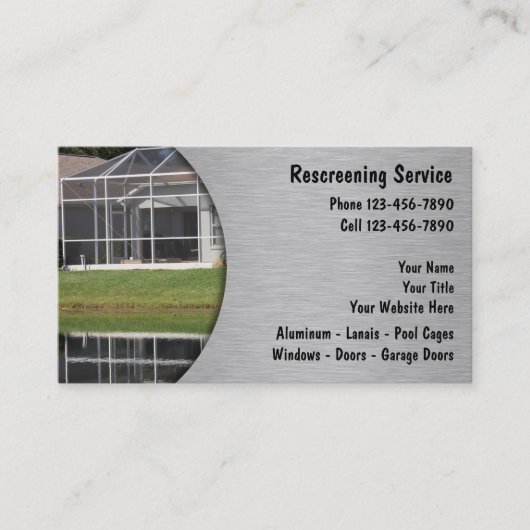 Renforcement des Cartes de visite (Devant)