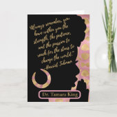 Renforcer et encourager | Carte de voeux mélanée (Devant)