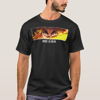 Rengoku Kyojuro Japonais, Demon Slayer T-Shirt Cla