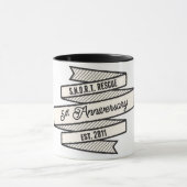 RENIFLEZ l'anniversaire - tasse de logo d'Edition (Centre)