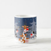 Renne dans la tasse de neige (Centre)