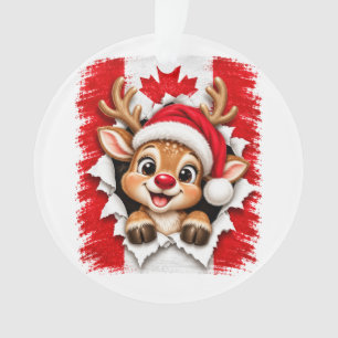 Renne de Noël canadien