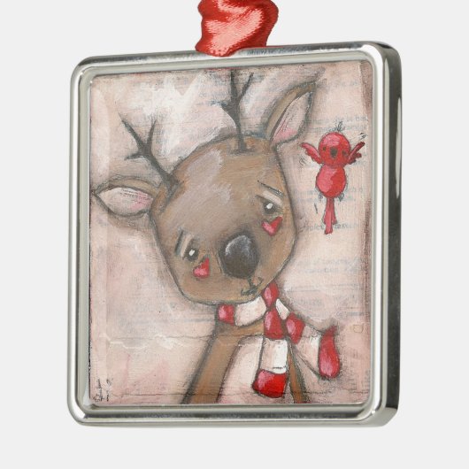 Renne et ami - ornement (Gauche)