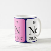 Renne la tasse de nom de table périodique (Devant droit)