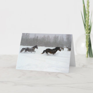 Rennen in de sneeuw kaart