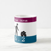 Rennen. Loop. Wanhoop. Koffiemok (Center)