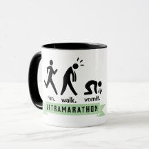 Rennen. Lopen. Braken.