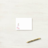 Rennen meisje, rennen post-it® notes (Op bureau)