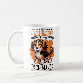 Rennen met Beagle-Harrier Koffiemok