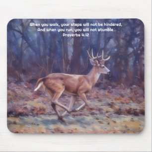 Rennend Mannetjeshert Natuur Geloven Spreuken Muis Muismat