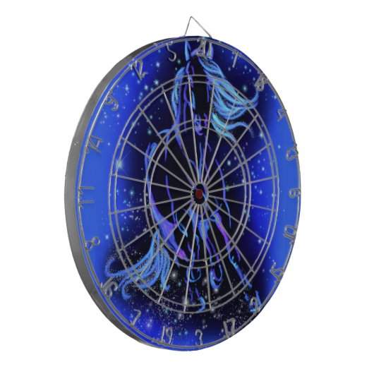 rennend paard dartbord (Voorkant Links)