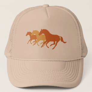 Rennend Paard (Oranje) Trucker Pet