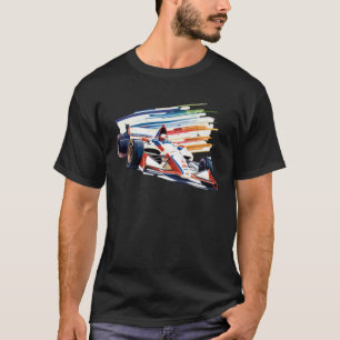Rennende auto voor mecanicien Sportliefhebber Snel T-shirt