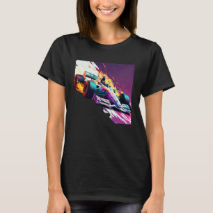 Rennende auto voor mecanicien sportliefhebber Spee T-shirt