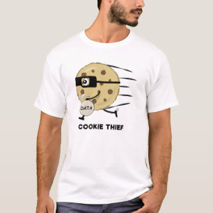 Rennende Dieven Cookie - Grappig Personage T-shirt