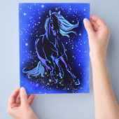 rennende paardenvliegers flyer (Hand)