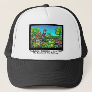 Rennende Stierkikkers Grappige Cadeaus/Verzamelobj Trucker Pet