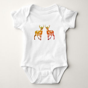 Rennes, bébé body à motif cerf