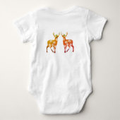 Rennes, bébé body à motif cerf (Dos)