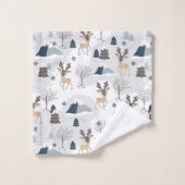 rennes de Noël (Gant de toilette)