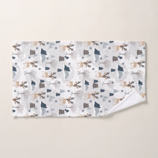 rennes de Noël (Serviette à main)