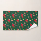 Rennes du Père Noël de Noël Vert (Serviette à main)