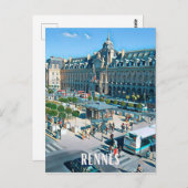 Rennes Photo Vintage Briefkaart (Voorkant / Achterkant)