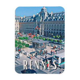 Rennes Photo Vintage Magneet