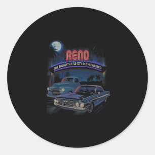 Reno Auto Cruise Show Nevada Amerikaanse Oldtimer Ronde Sticker