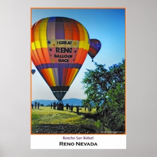 Reno-ballonvaarzen Poster