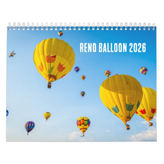Reno Balloon 2026 Kalender (Hoes)