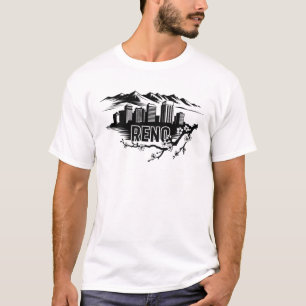 Reno City Nevada Verenigde Staten T-shirt