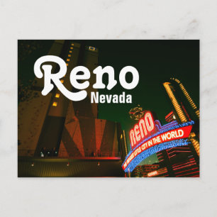 Reno Downtown Briefkaart - Whitney Peak