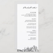 Reno Mariage Dinner Menu (Devant / Derrière)