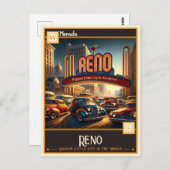 Reno, Nevada |  Briefkaart (Voorkant / Achterkant)
