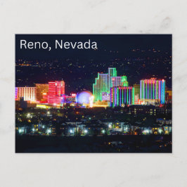 Reno, Nevada Briefkaart Souvenir Travel City