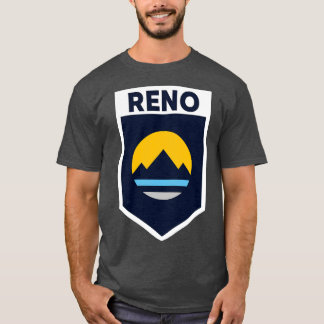 Reno Nevada City Vlag embleem T-shirt